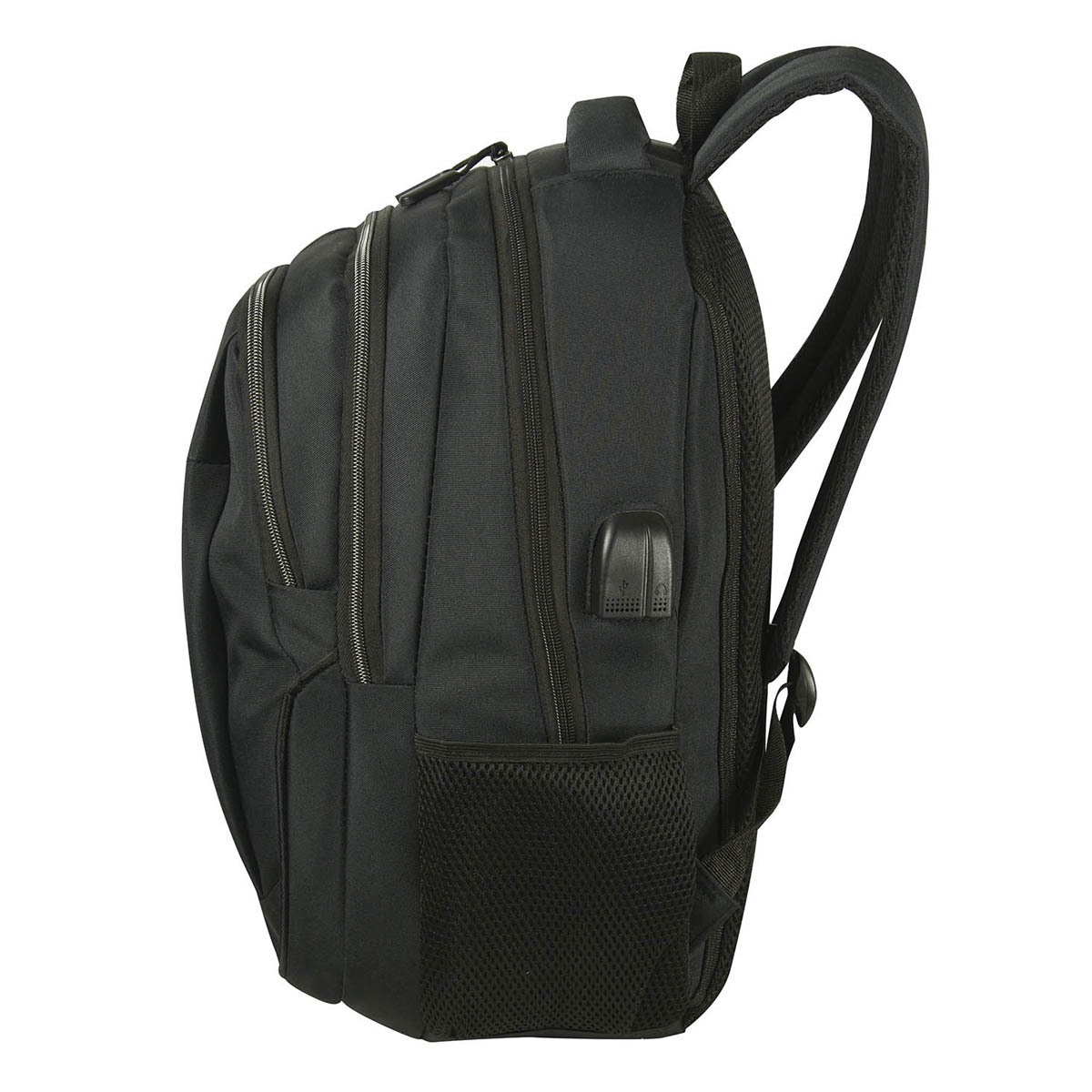 Foto 3 | Mochila Gomadi Negra Tela Poliester 600d Modelo 7024002 46x30x19 Cm