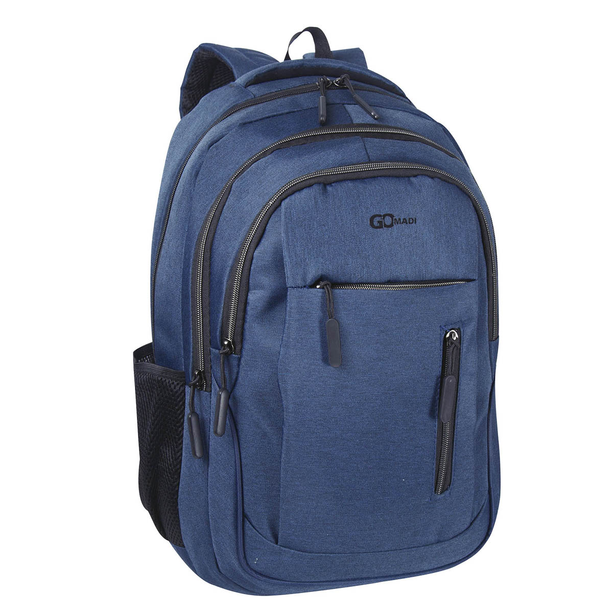 Foto 3 pulgar | Mochila Gomadi Azul Tela Poliester 600d Modelo 7024005 46x30x19 Cm