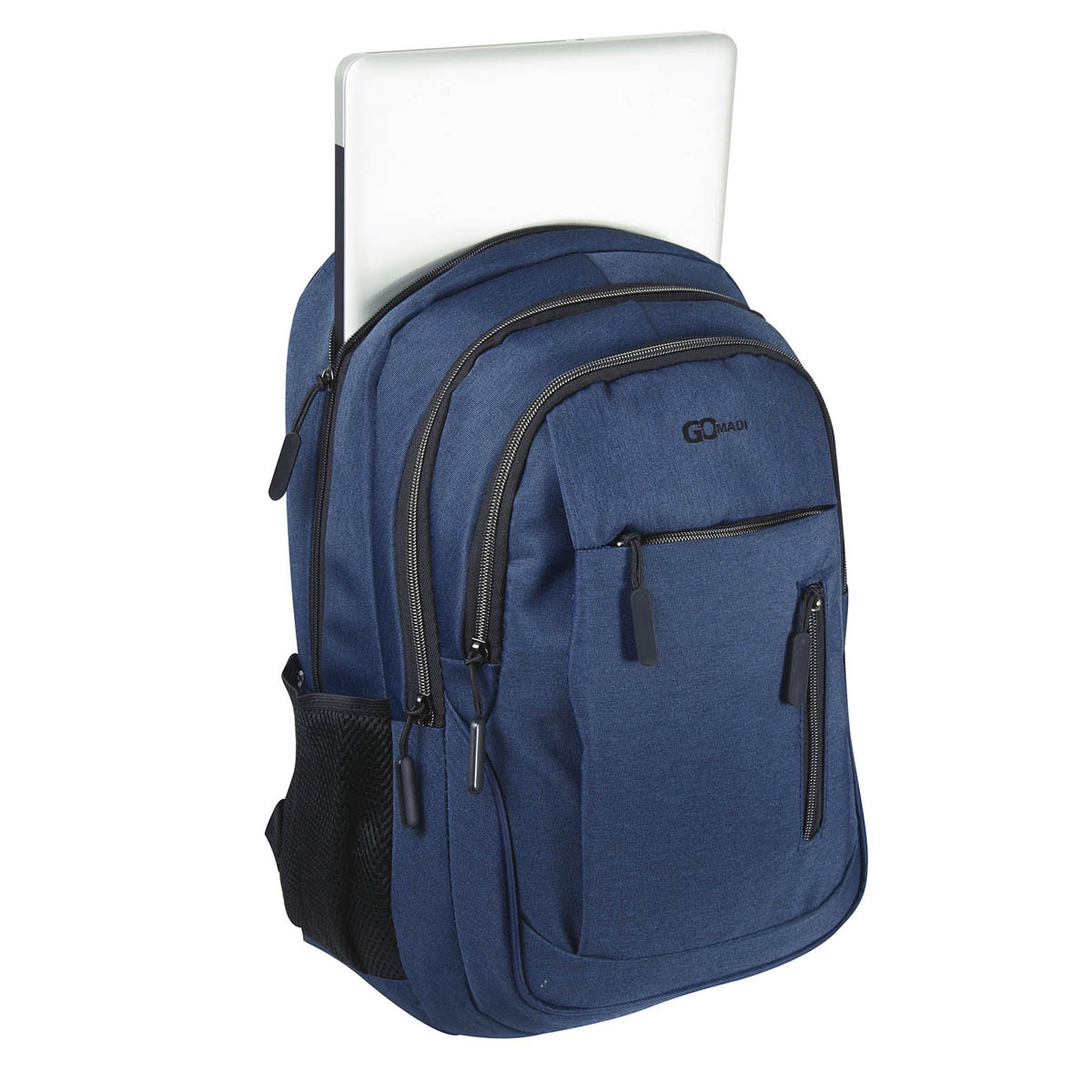 Foto 6 pulgar | Mochila Gomadi Azul Tela Poliester 600d Modelo 7024005 46x30x19 Cm
