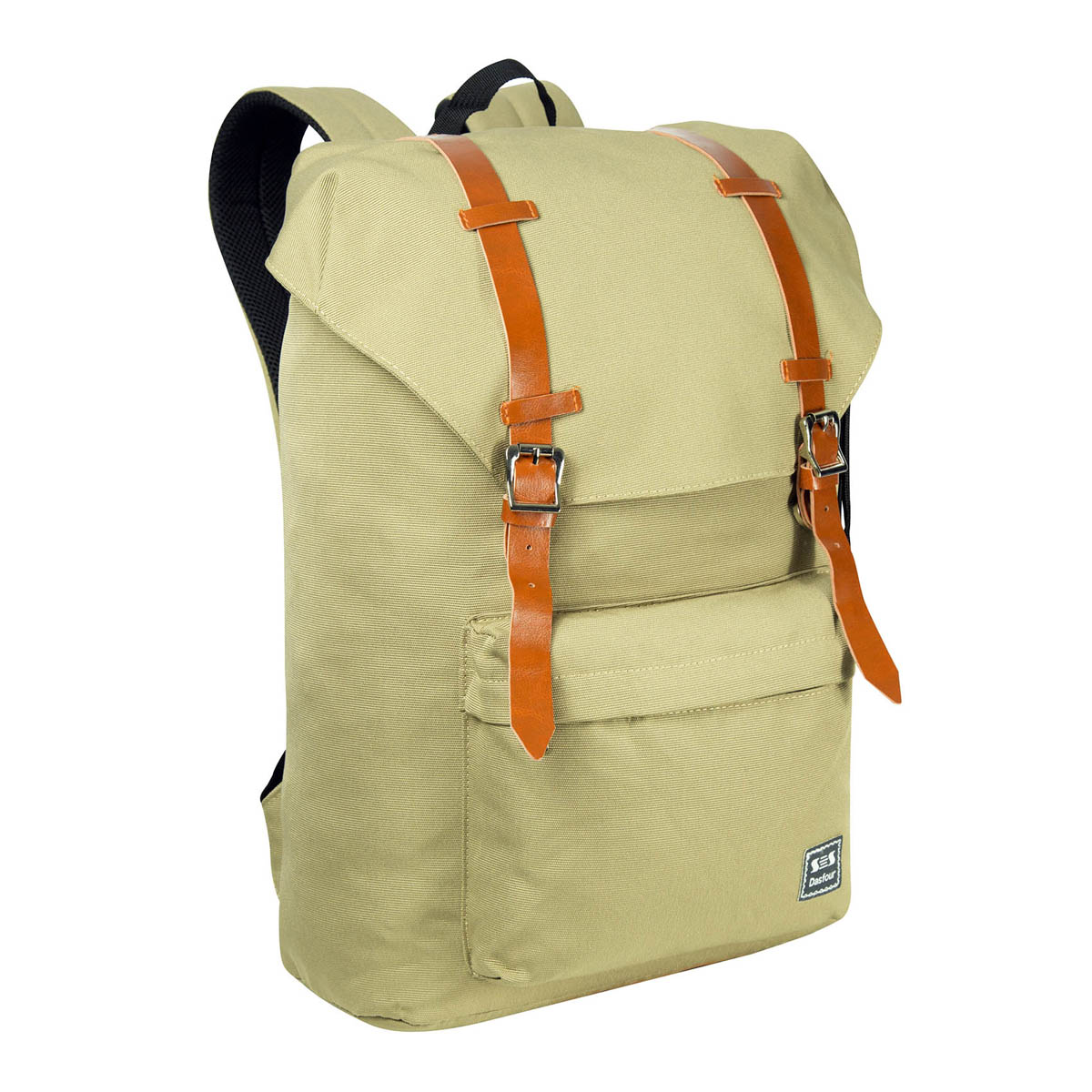 Foto 3 pulgar | Mochila Dasfour Kaki Tela Poliester 600d Modelo 7001403 48x32x16 Cm
