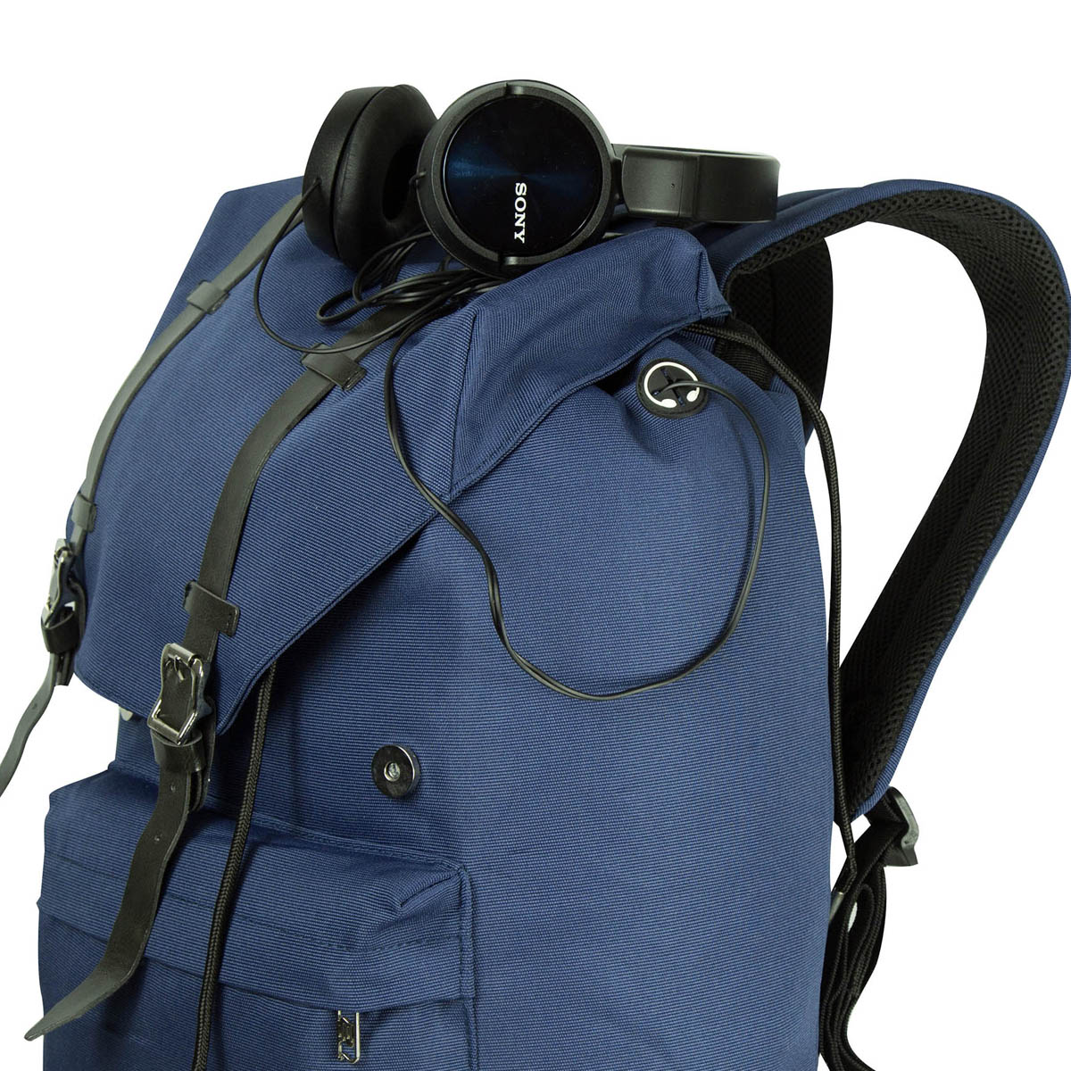 Foto 7 | Mochila Dasfour Azul Tela Poliester 600d Modelo 7001405 48x32x16 Cm