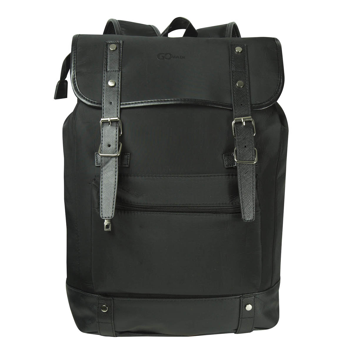 Foto 2 pulgar | Mochila Gomadi Negra Tela Poliester 600d Modelo 7077702 45x33x17 Cm