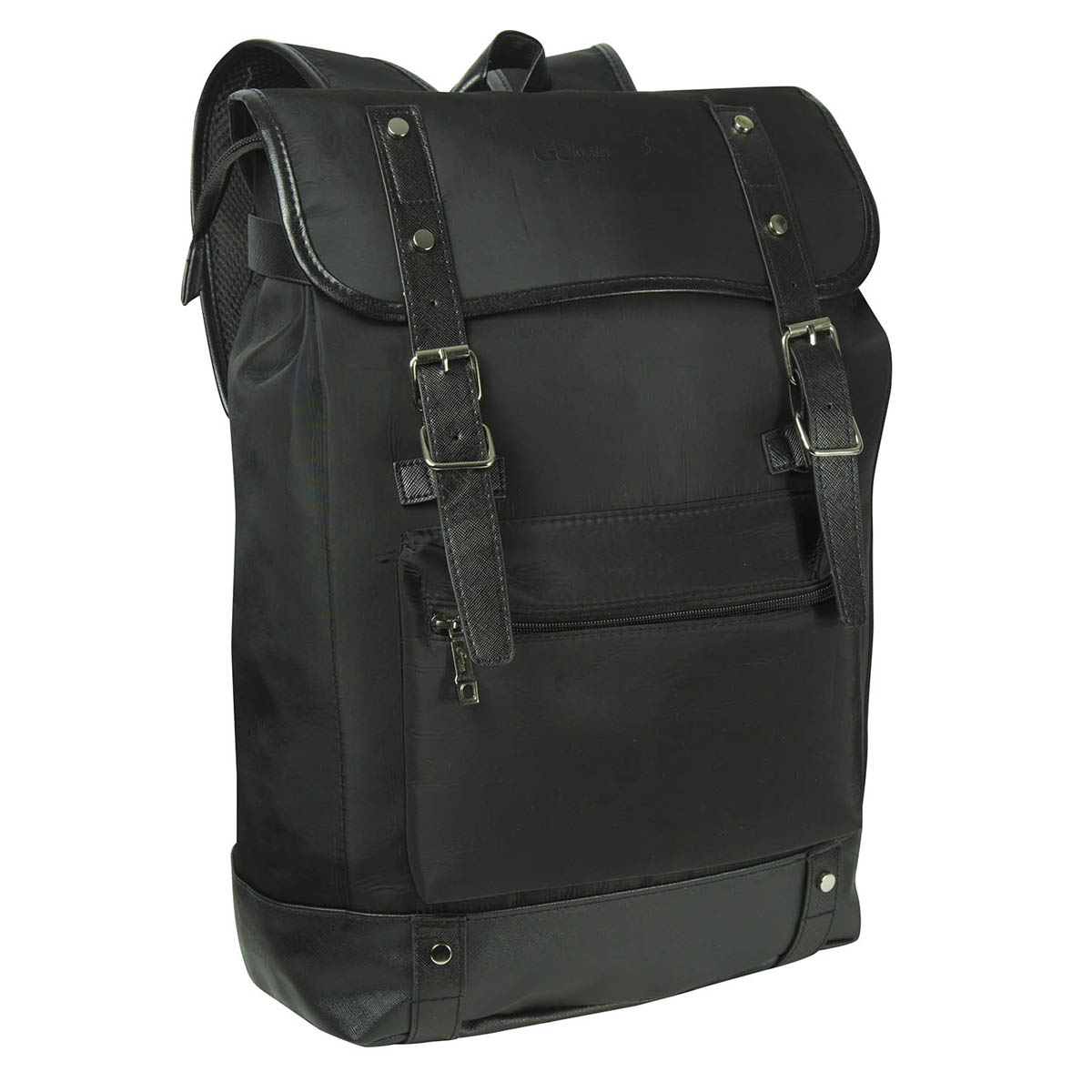 Foto 3 pulgar | Mochila Gomadi Negra Tela Poliester 600d Modelo 7077702 45x33x17 Cm