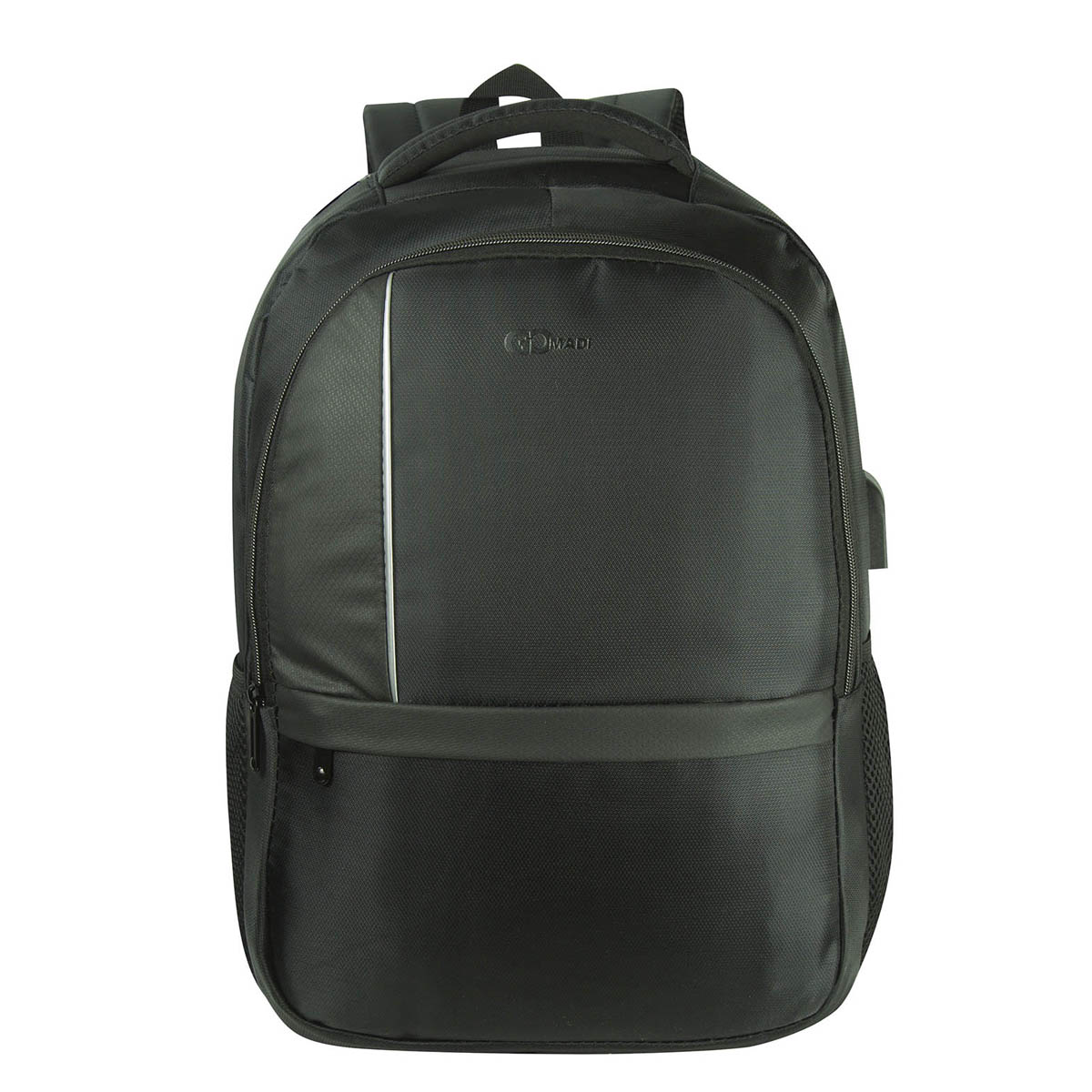 Foto 2 pulgar | Mochila Gomadi Negra Tela Poliester 600d Modelo 7051102 47x33x19 Cm