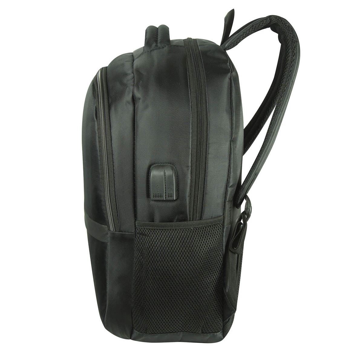 Foto 4 pulgar | Mochila Gomadi Negra Tela Poliester 600d Modelo 7051102 47x33x19 Cm