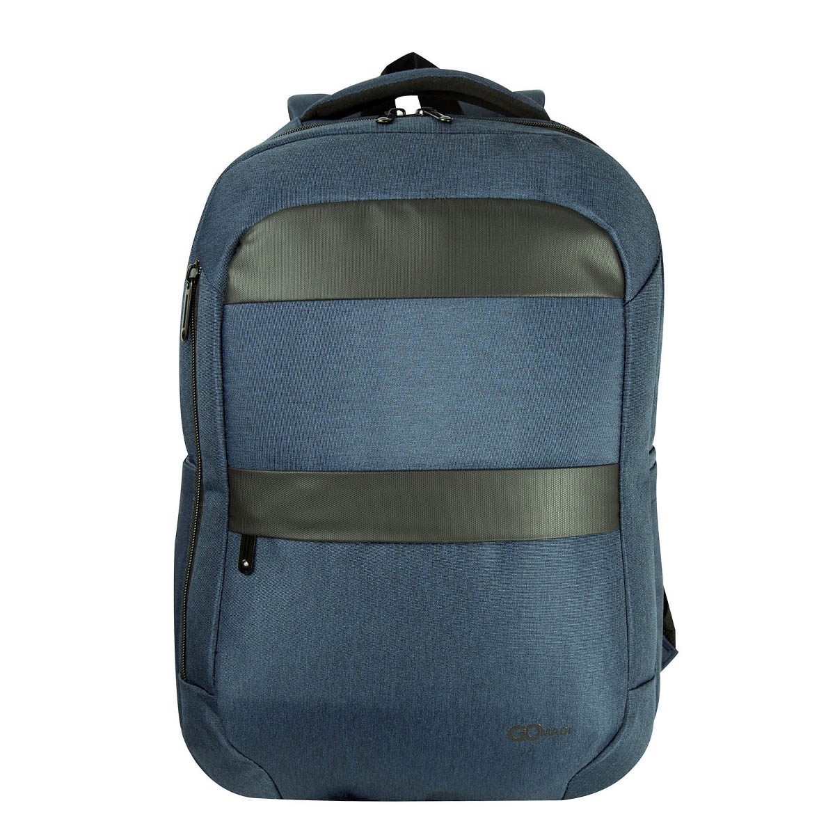 Foto 2 pulgar | Mochila Gomadi Azul Negro Tela Poliester 600d Modelo 7034505 45x33x15 Cm