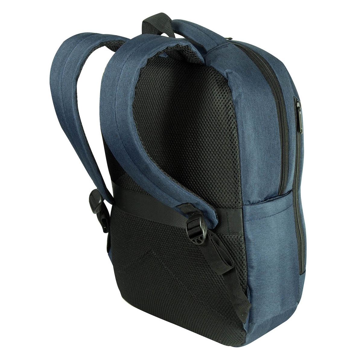 Foto 5 pulgar | Mochila Gomadi Azul Negro Tela Poliester 600d Modelo 7034505 45x33x15 Cm