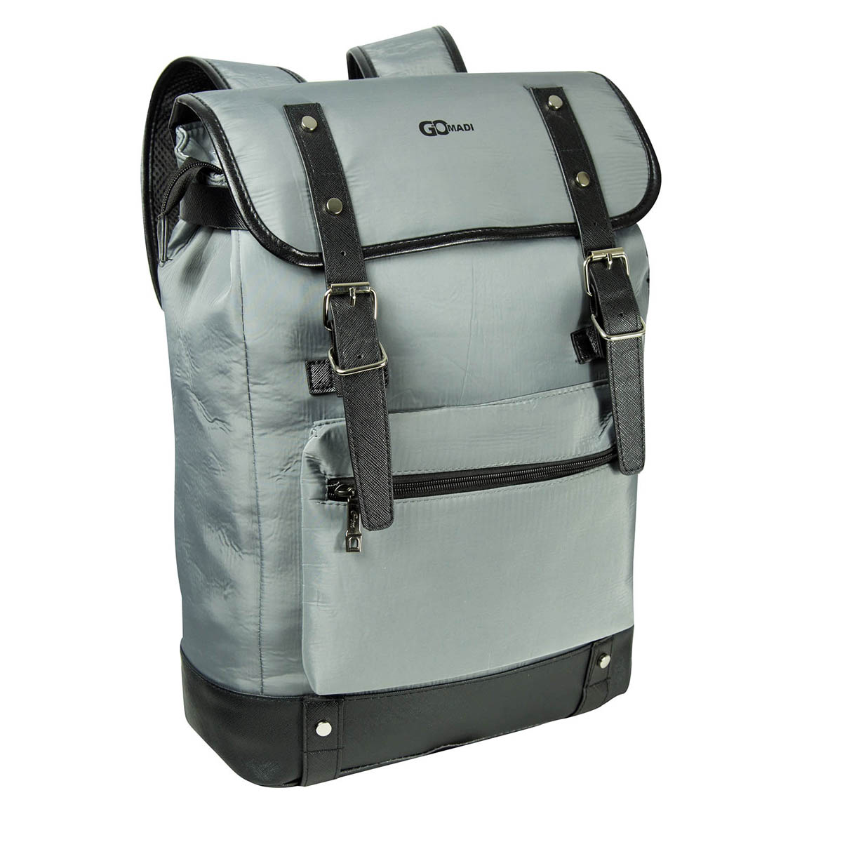 Foto 2 | Mochila Gomadi Gris Tela Poliester 600d Modelo 7077706 45x33x17 Cm