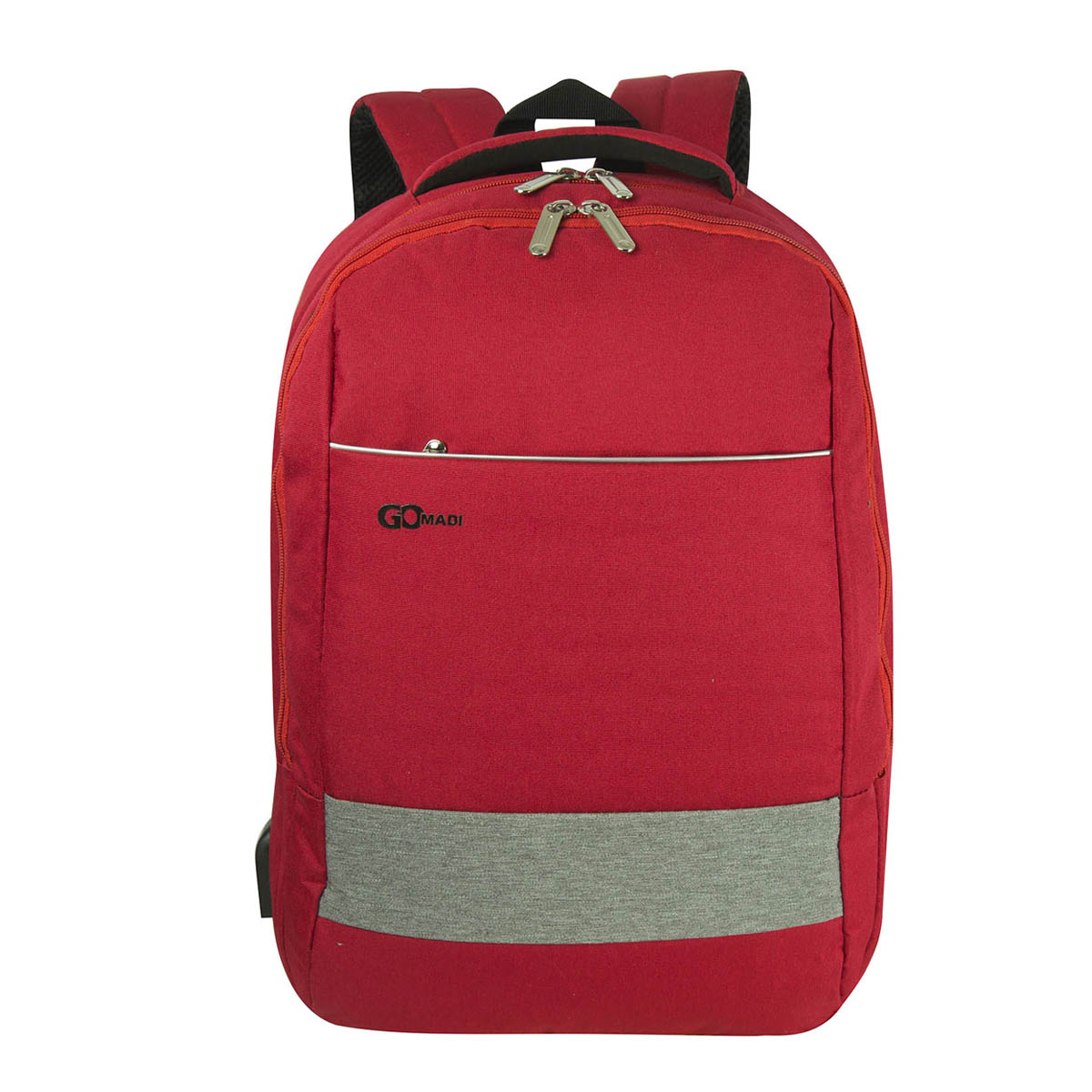 Foto 2 pulgar | Mochila Gomadi Roja Tela Poliester 600d Modelo 7072504 46x30x19 Cm