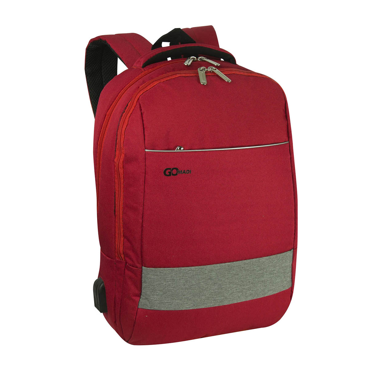 Foto 3 pulgar | Mochila Gomadi Roja Tela Poliester 600d Modelo 7072504 46x30x19 Cm
