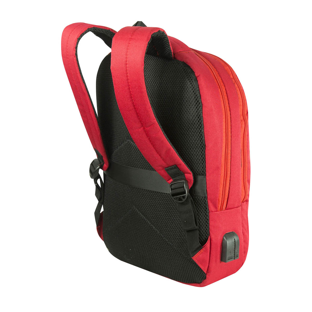 Foto 5 pulgar | Mochila Gomadi Roja Tela Poliester 600d Modelo 7072504 46x30x19 Cm