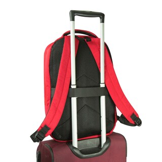 Foto 7 | Mochila Gomadi Roja Tela Poliester 600d Modelo 7072504 46x30x19 Cm