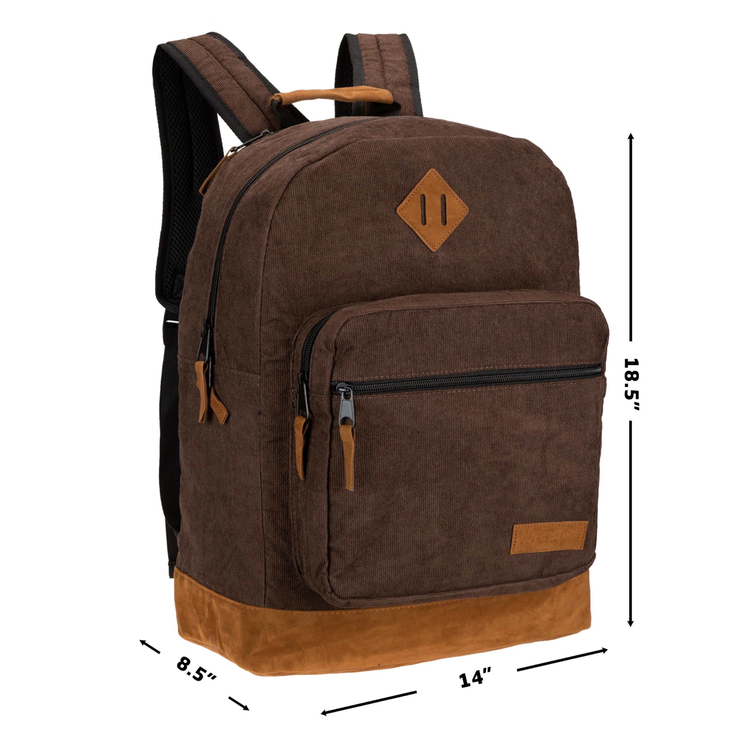 Foto 3 pulgar | Mochila Wrangler Yellowstone Western Style de Pana Marrón - Venta Internacional