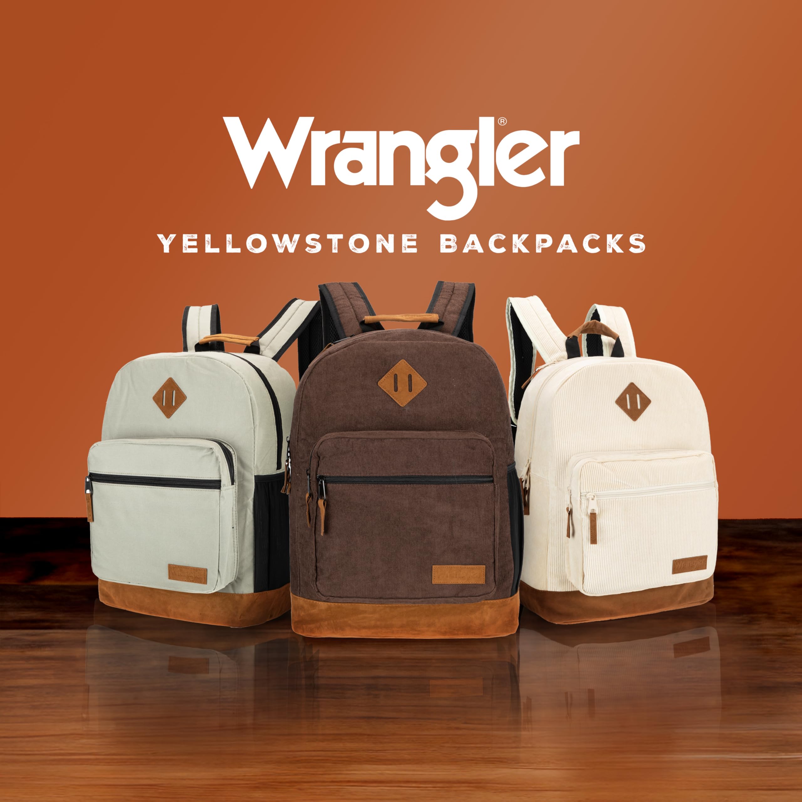 Foto 6 pulgar | Mochila Wrangler Yellowstone Western Style de Pana Marrón - Venta Internacional