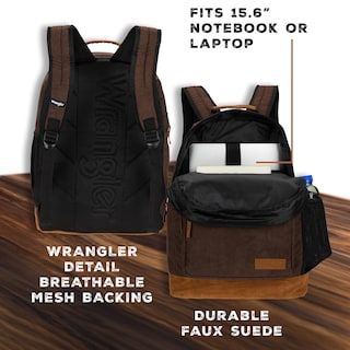 Foto 6 | Mochila Wrangler Yellowstone Western Style de Pana Marrón - Venta Internacional