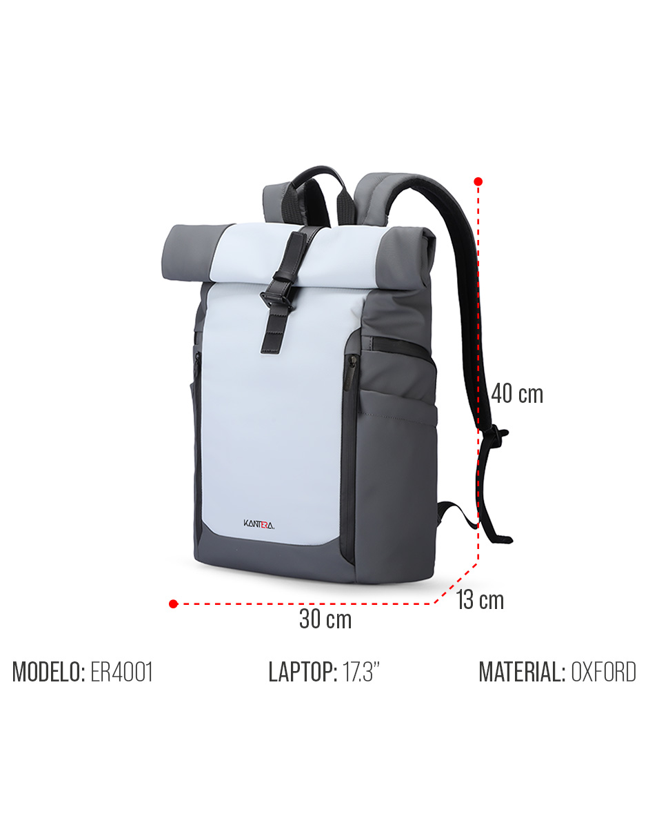 Foto 8 | Mochila Urbana Kantera Piedra de Luna Repelente Al Agua