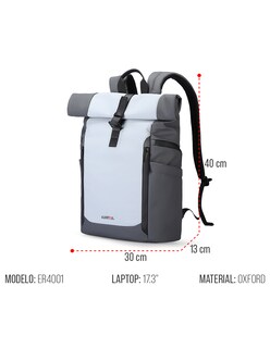 Foto 8 | Mochila Urbana Kantera Piedra de Luna Repelente Al Agua