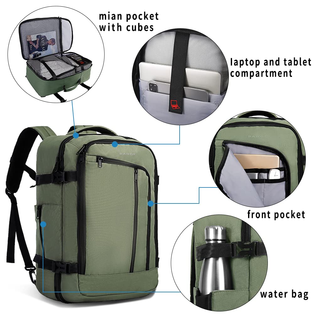 Foto 6 pulgar | Mochila de Viaje Bange Verde-Venta Internacional
