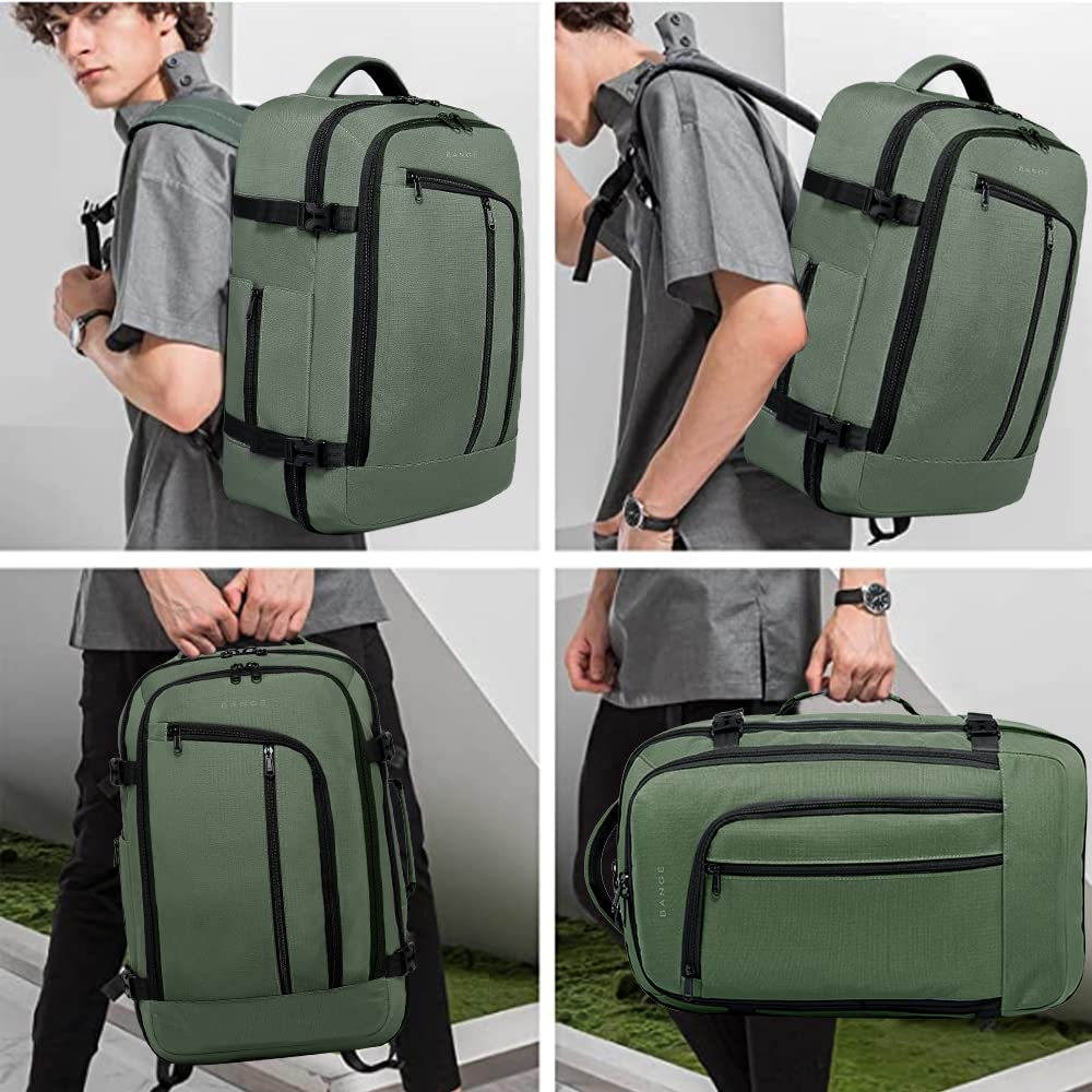 Foto 7 pulgar | Mochila de Viaje Bange Verde-Venta Internacional