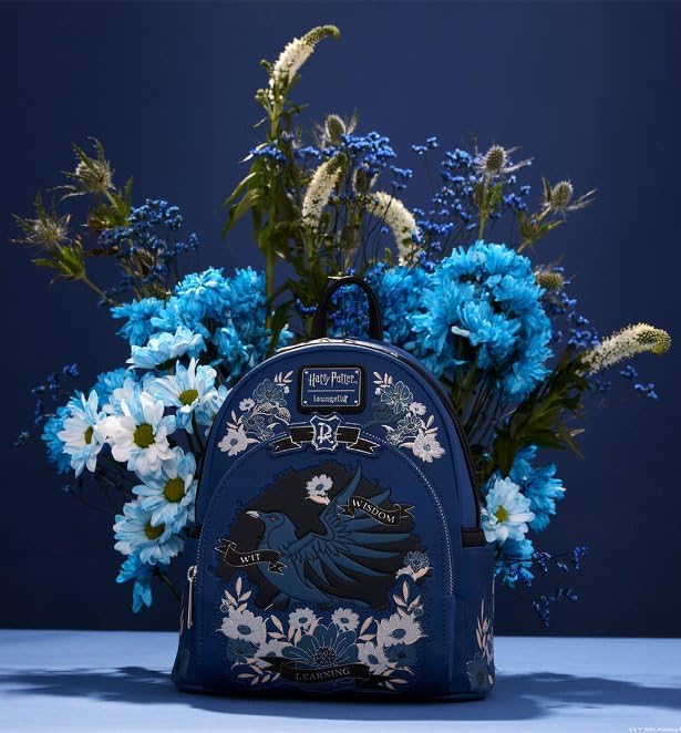 Foto 3 pulgar | Minimochila Loungefly Harry Potter Ravenclaw House Floral - Venta Internacional.