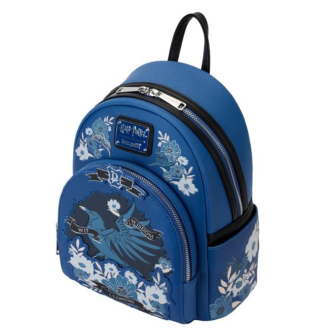 Foto 4 pulgar | Minimochila Loungefly Harry Potter Ravenclaw House Floral - Venta Internacional.