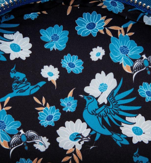Foto 6 pulgar | Minimochila Loungefly Harry Potter Ravenclaw House Floral - Venta Internacional.