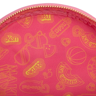 Foto 5 | Minimochila Loungefly Barbie Fun In The Sun, Rosa Y Multicolor - Venta Internacional.