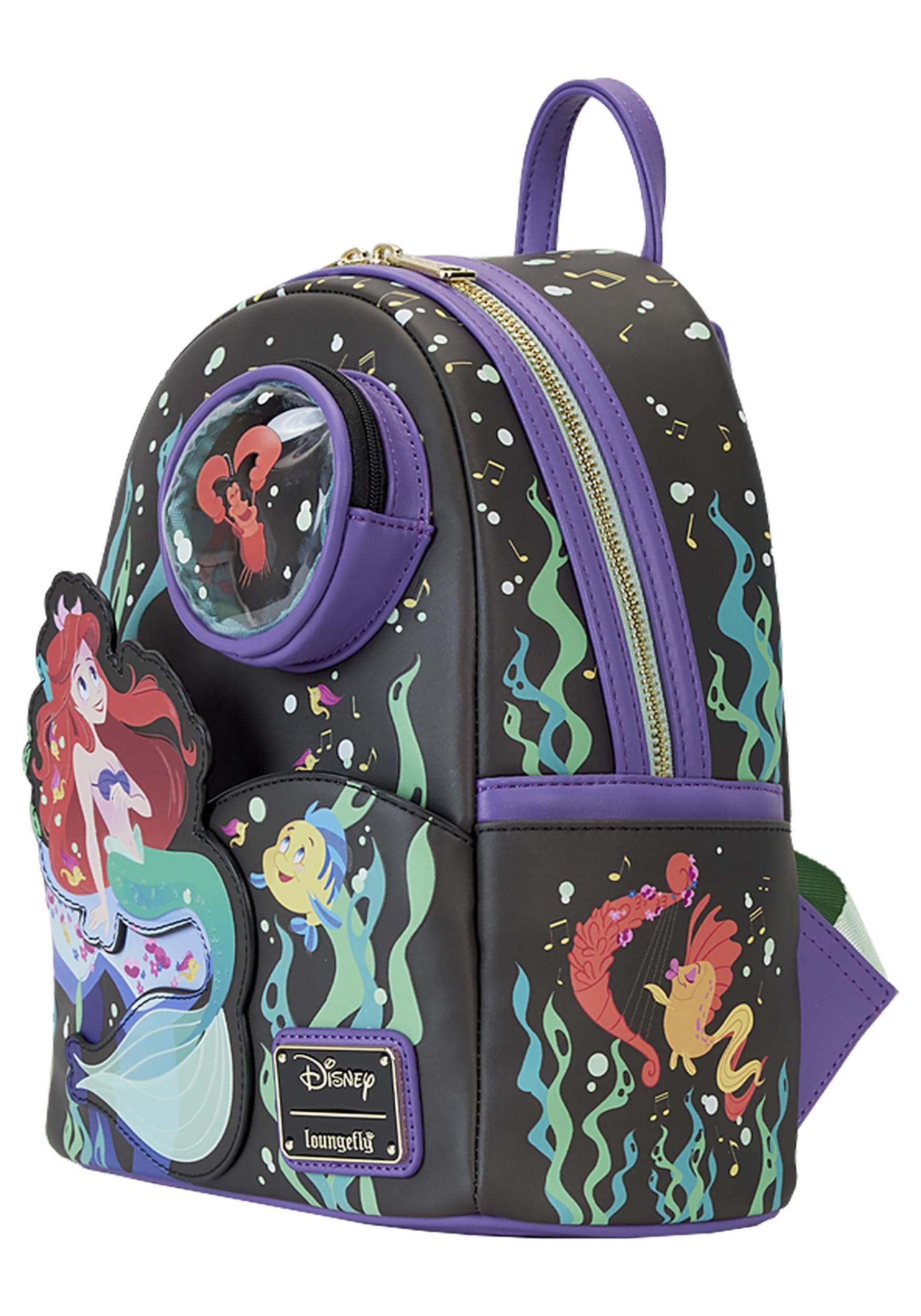 Foto 3 pulgar | Mochila Loungefly Disney El 35 Aniversario De La Sirenita - Venta Internacional.