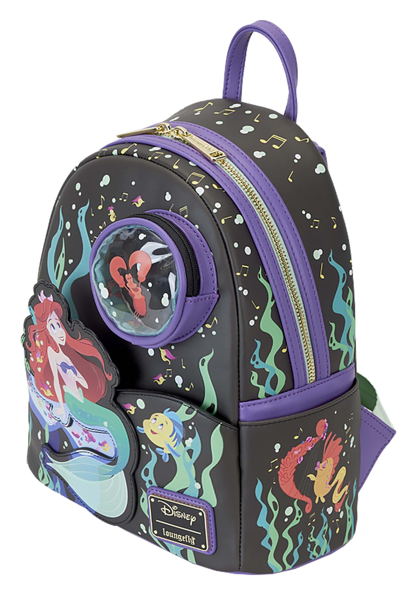 Foto 4 pulgar | Mochila Loungefly Disney El 35 Aniversario De La Sirenita - Venta Internacional.