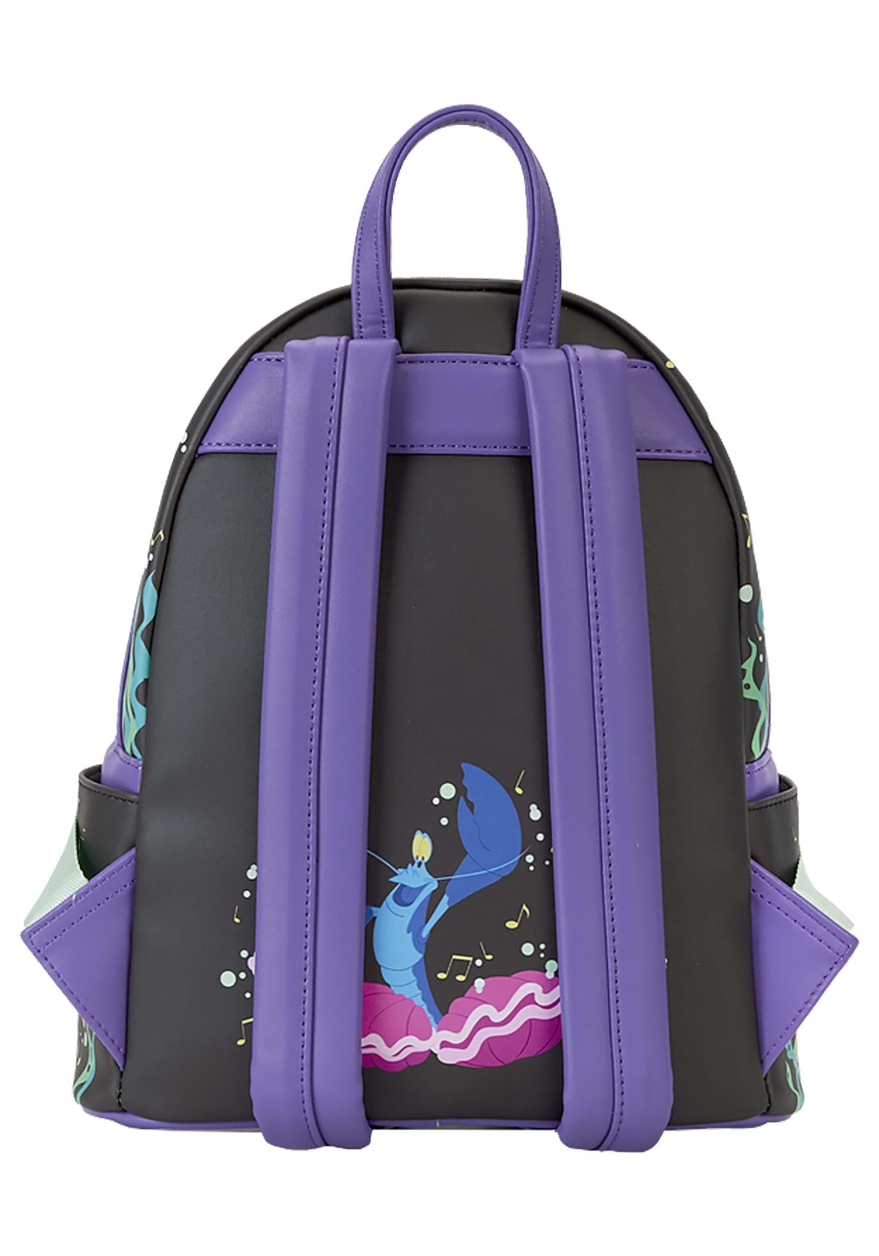 Foto 5 pulgar | Mochila Loungefly Disney El 35 Aniversario De La Sirenita - Venta Internacional.