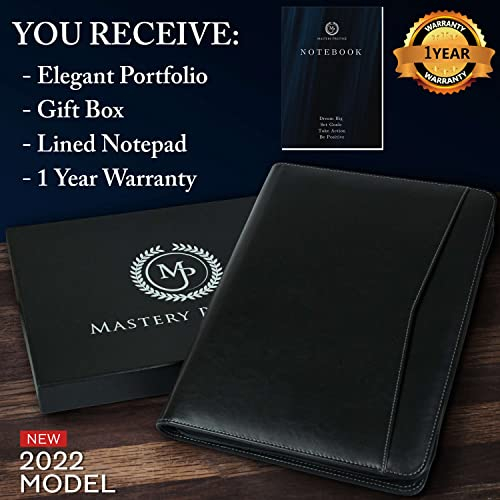 Foto 4 pulgar | Venta Internacional- Portafolio con Cierre Mastery Prestige Funda de Piel Sintética