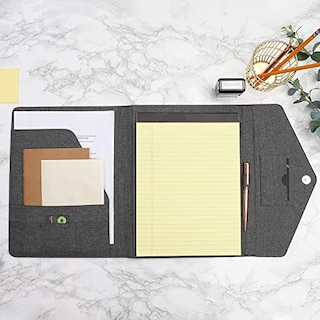 Foto 3 | Carpeta Bloc de Notas Paper Junkie Gris - Venta Internacional