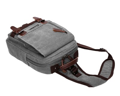 Foto 3 | Mochila Cruzada con Hebilla Magnética y Múltiples Bolsillos Bluelander de Gran Capacidad Material de Lona Impermeable