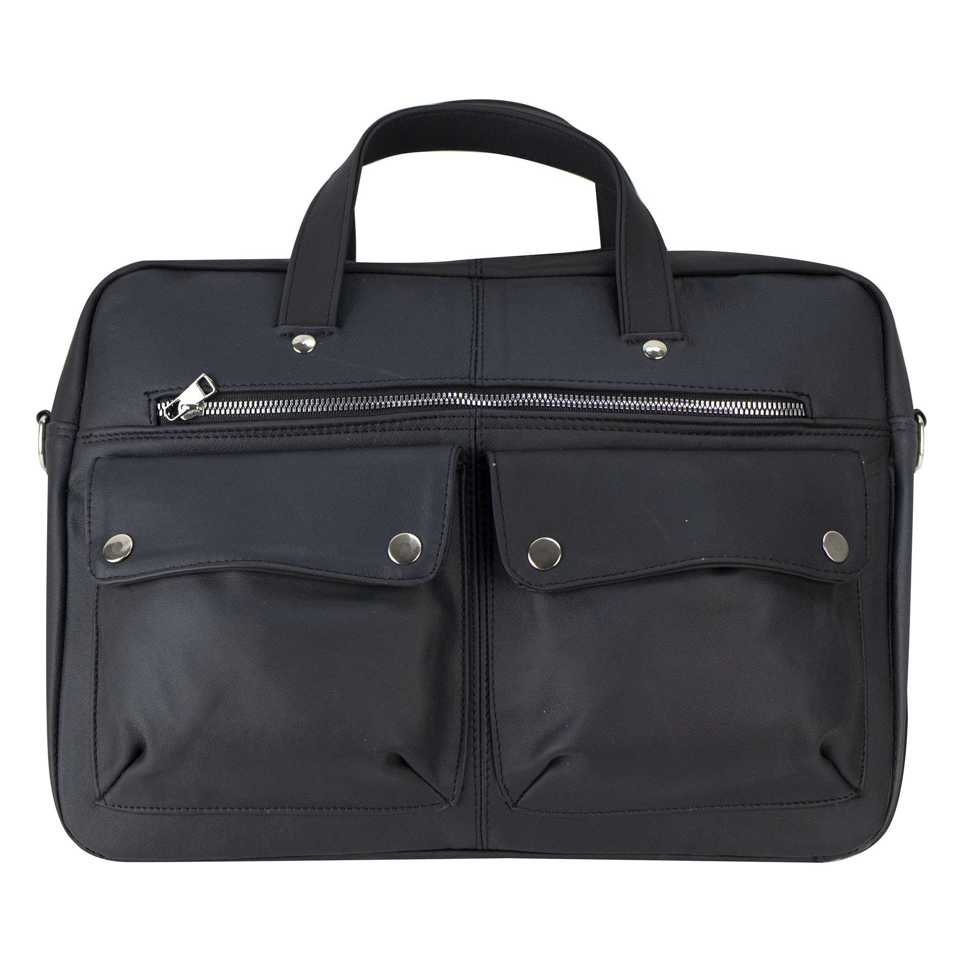 Foto 1 | Portafolio Negro Piel Piel Ramsés Nueva Imagen para Caballero
