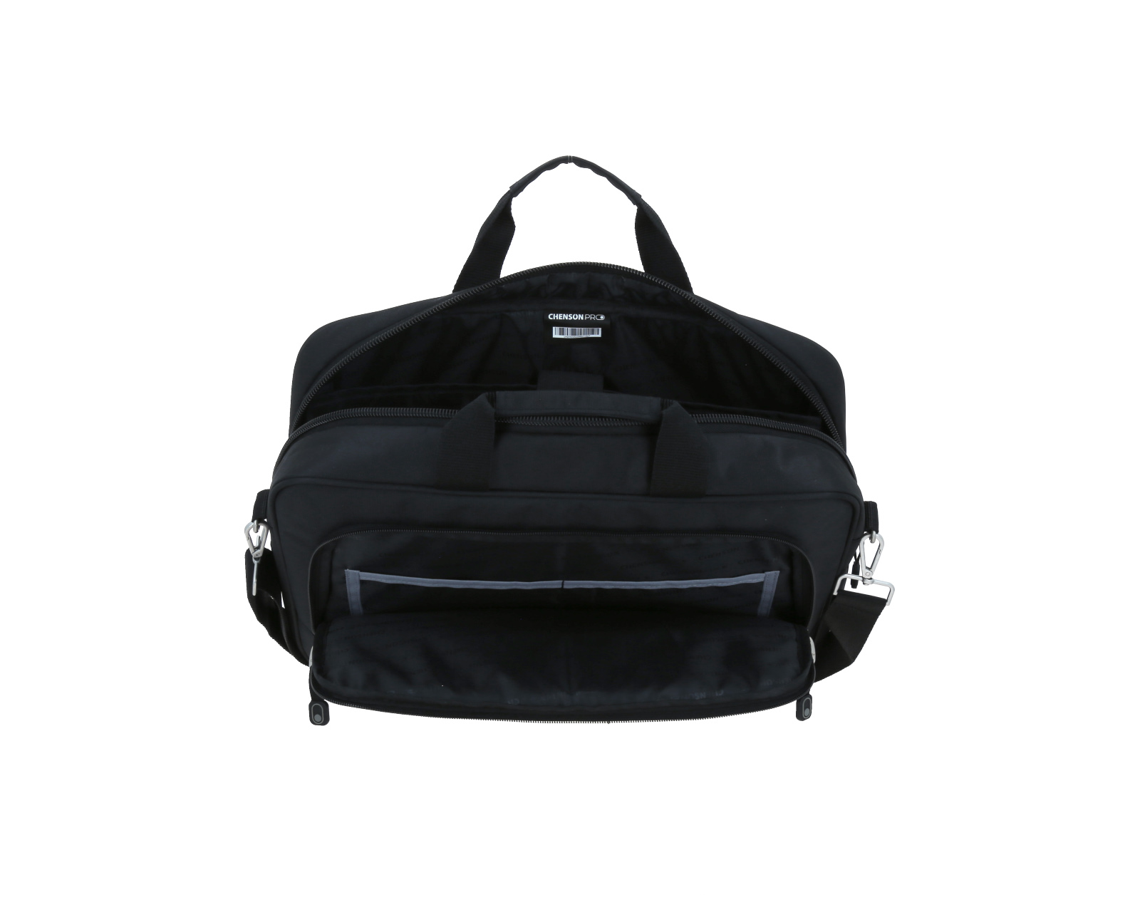 Foto 8 pulgar | Portafolio Grande Chenson Pro Para Hombre Kazio Negro Con Porta Laptop De Hasta 15''.