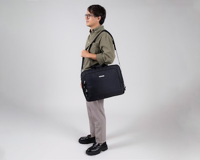 Foto 8 | Portafolio Grande Chenson Pro Para Hombre Kazio Negro Con Porta Laptop De Hasta 15''.