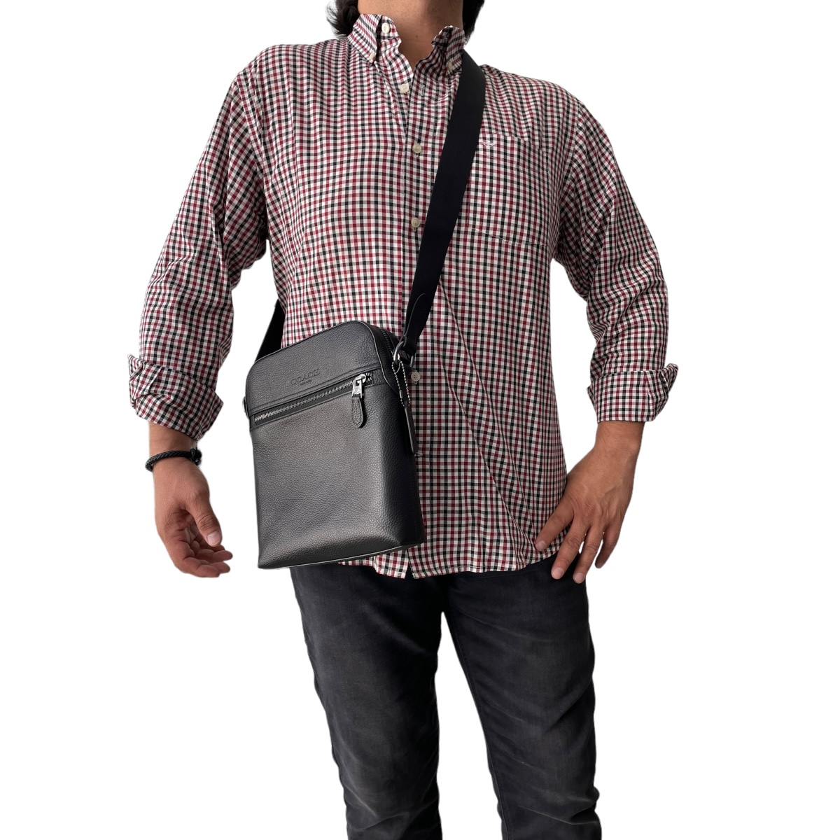 Foto 7 | Bolsa Crossbody Coach Negra