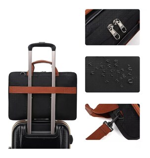 Foto 4 | Maletín Belug Negro Impermeable para Laptopt de 15.6"