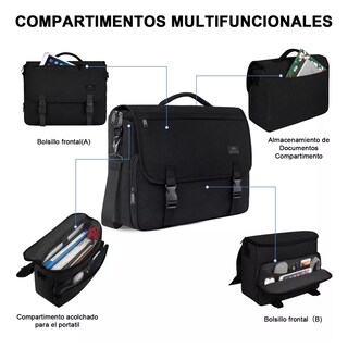 Foto 2 | Maletín Belug para Laptop 15.6 Pulgadas