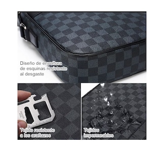 Foto 2 | Bandolera De Cuero Y Billetera Para Hombre Bolso Crossbody