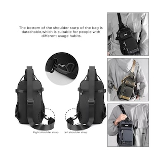Foto 3 | Mochila Pechera Camping Bag Multiuso Eo Safe Imports Esi-14476 Negro