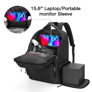 Foto 3 | Mochila de Viaje Trunab Compatible con Xbox Series X Negra - Venta Internacional