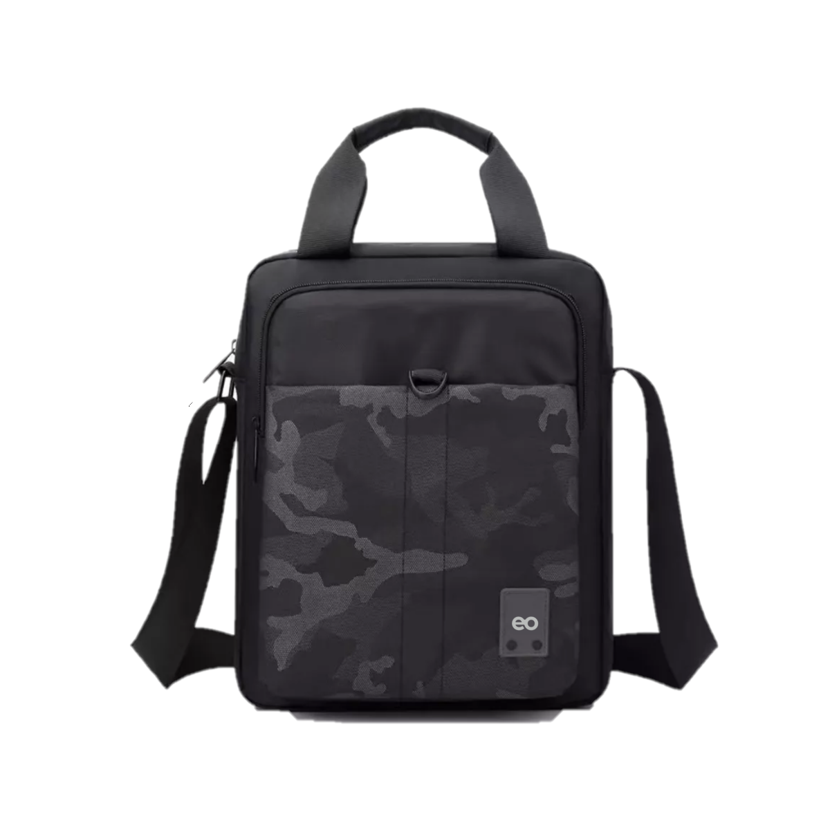 Bolso Mensajero Bandolera Hombre Gran Capacidad,1 Billetera Eo Safe Imports Esi-13307-1 Negro
