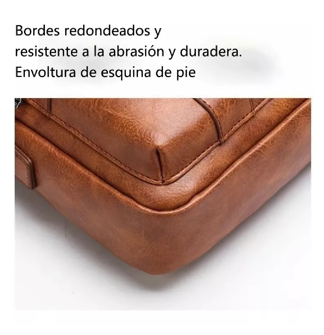 Foto 2 | [kit De Tres Piezas] Maletín / Billetera De Negocios Marron