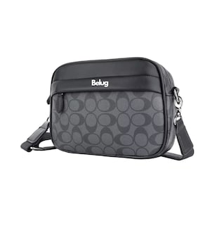 Foto 1 | Bolso Para Hombre Crossbody Belug, Bandolera Maletín Moda Casual Círculos Negro