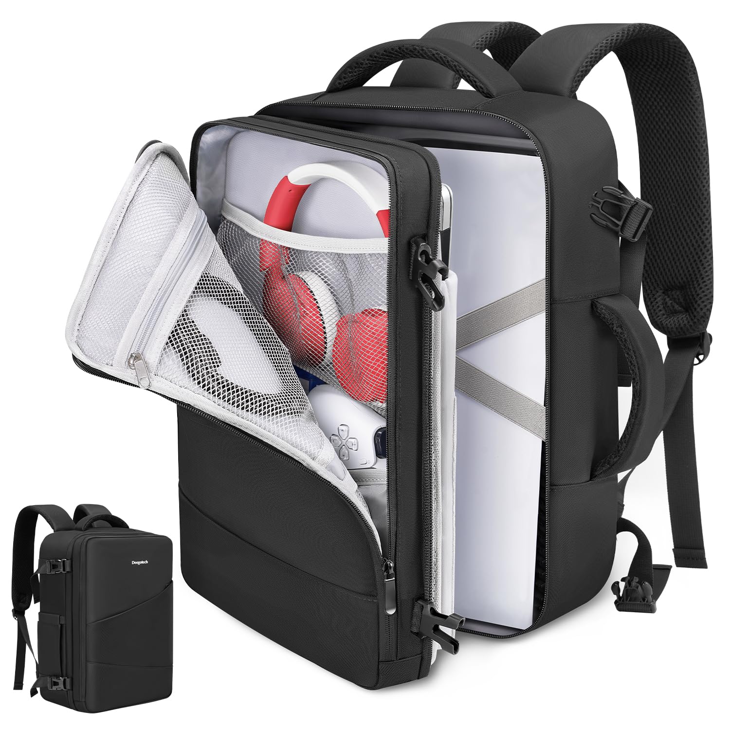 Foto 2 pulgar | Funda De Transporte Deegotech Para Ps5/ps5 Pro Con Portátil De 15,6 Pulgadas, Color Negro - Venta Internacional.