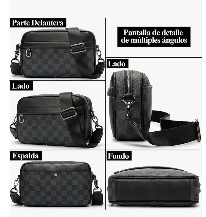 Foto 4 pulgar | Bolsa Xtellar Bandolera -0096 Color Negro