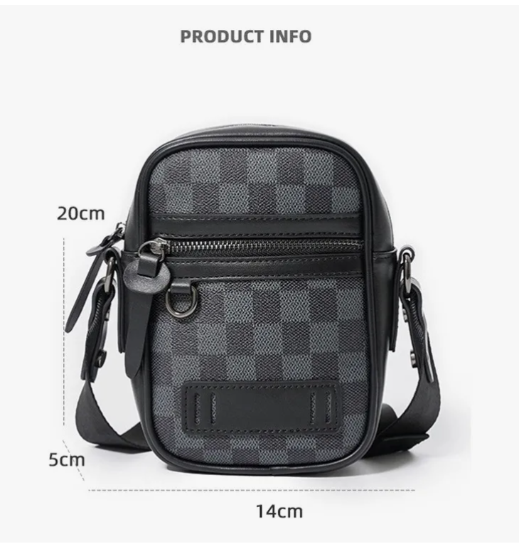 Foto 5 pulgar | Bolso Xtellar Para Hombre Crossbody Bandolera Maletin Moda Casual