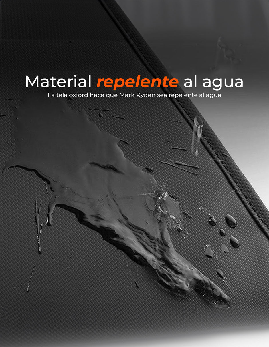 Foto 7 pulgar | Maletín Marca Mark Ryden Modelo 8003 Color Negro Compatible Con  Laptop De 15.6” Repelente Al Agua