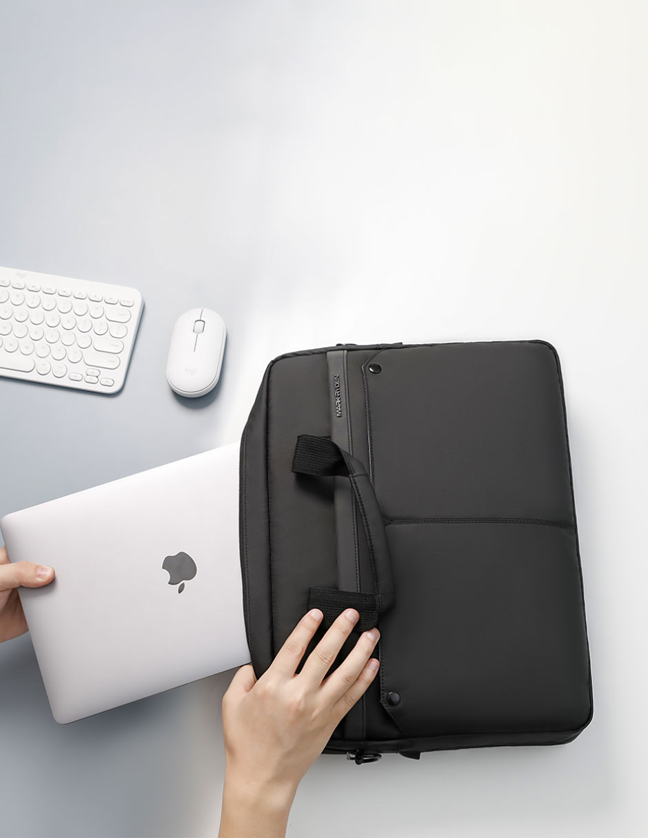 Foto 5 | Maletín Marca Mark Ryden Modelo 8003 Color Negro Compatible Con Laptop De 14” Repelente Al Agua